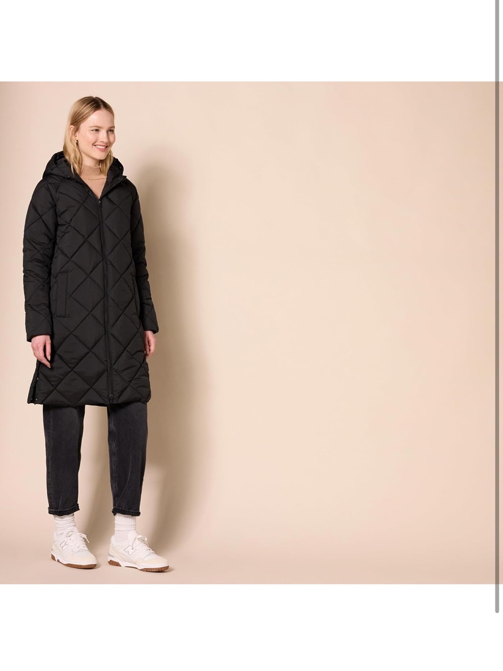 Puffer Jacket, Heavyweight Diamond Quilted Knee Length S. 1957/C-3 - Picture 2 of 8